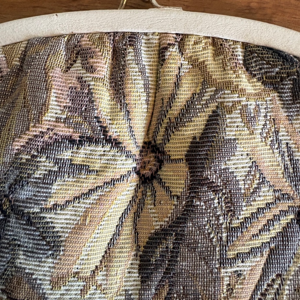 Floral Tapestry Clutch Made In Italy - Picture 3 of 6